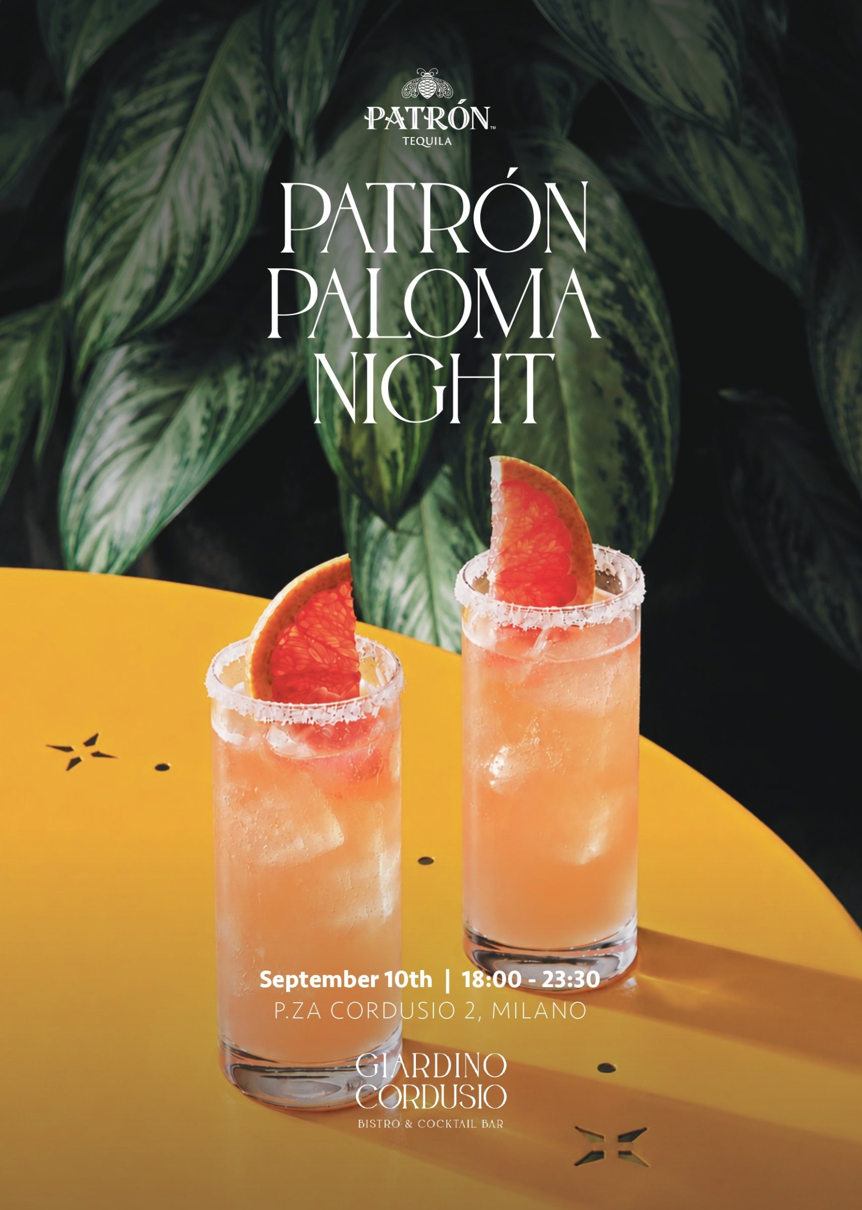 Patrón Paloma x Giardino Cordusio